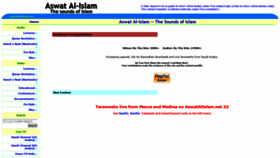 What Aswatalislam.net website looked like in 2019 (5 years ago)
