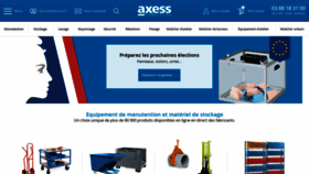 What Axess-industries.com website looked like in 2019 (5 years ago)