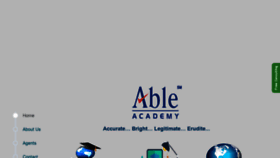 What Ableacademy.com website looked like in 2019 (5 years ago)