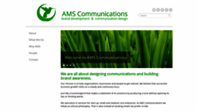 What Amscomm.co.uk website looked like in 2019 (5 years ago)