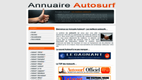 What Annuaire-autosurf.com website looked like in 2019 (5 years ago)
