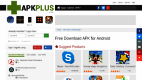 What Apk.plus website looked like in 2019 (5 years ago)