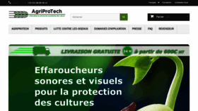 What Agriprotech.fr website looked like in 2019 (5 years ago)