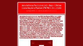 What Avira-antivirus-pro-full.blogspot.com website looked like in 2019 (5 years ago)