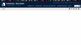 What Annualreviews.org website looked like in 2019 (5 years ago)