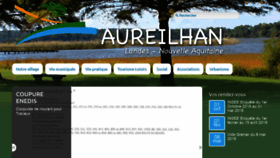 What Aureilhan40.fr website looked like in 2019 (5 years ago)
