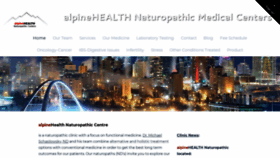 What Alpinehealth.ca website looked like in 2019 (5 years ago)