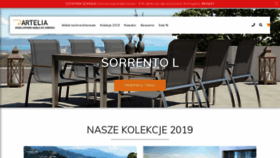 What Artelia24.pl website looked like in 2019 (5 years ago)