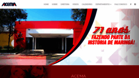 What Acema.com.br website looked like in 2019 (5 years ago)