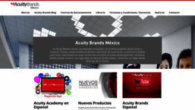 What Acuitybrands.com.mx website looked like in 2019 (5 years ago)