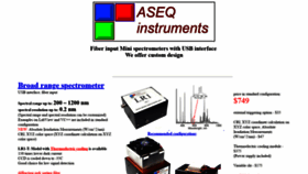 What Aseq-instruments.com website looked like in 2019 (5 years ago)