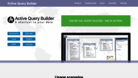 What Activequerybuilder.com website looked like in 2019 (5 years ago)