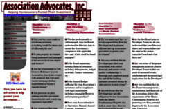 What Associationadvocatesinc.com website looked like in 2019 (5 years ago)