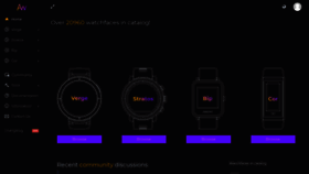 What Amazfitwatchfaces.com website looked like in 2019 (5 years ago)