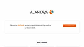 What Alantaya.com website looked like in 2019 (5 years ago)