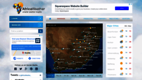 What Africaweather.com website looked like in 2019 (6 years ago)