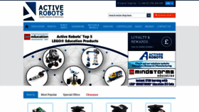 What Active-robots.com website looked like in 2019 (5 years ago)