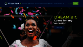 What Africanbank.co.za website looked like in 2019 (5 years ago)