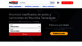 What Autosenreynosa.com website looked like in 2019 (5 years ago)