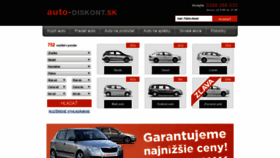 What Auto-diskont.sk website looked like in 2019 (5 years ago)