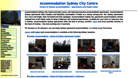 What Accommodationsydney.com.au website looked like in 2019 (5 years ago)