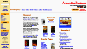 What Armageddonbooks.com website looked like in 2019 (5 years ago)