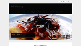 What Artandcooking.com website looked like in 2019 (5 years ago)