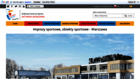 What Aktywnawarszawa.waw.pl website looked like in 2019 (5 years ago)