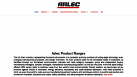 What Arlec.com.au website looked like in 2019 (5 years ago)