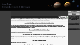 What Astral-horoskop.com website looked like in 2019 (5 years ago)