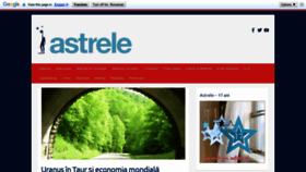 What Astrele.ro website looked like in 2019 (5 years ago)