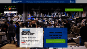 What Atlantaboatshow.com website looked like in 2019 (5 years ago)