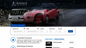 What Autoland.lk website looked like in 2019 (5 years ago)
