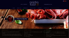 What Aalphafood.com website looked like in 2019 (5 years ago)