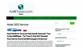 What Ad4travel.com website looked like in 2019 (5 years ago)