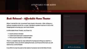 What Affordablehomeaudio.com website looked like in 2019 (5 years ago)