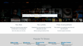 What Adder.tv website looked like in 2019 (5 years ago)