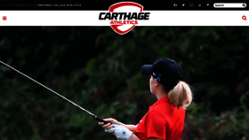 What Athletics.carthage.edu website looked like in 2019 (5 years ago)