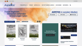 What Aspetos.com website looked like in 2019 (5 years ago)
