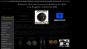 What Ancientresource.com website looked like in 2019 (5 years ago)