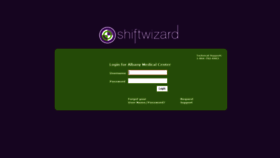 What Albanymed.myshiftwizard.com website looked like in 2019 (5 years ago)