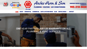 What Archiehorn-son.com website looked like in 2019 (5 years ago)