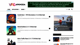 What Apkmoda.com website looked like in 2019 (5 years ago)