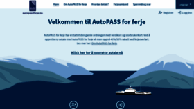 What Autopassferje.no website looked like in 2019 (5 years ago)