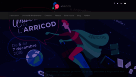What Arricod.fr website looked like in 2019 (5 years ago)