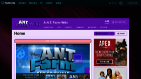 What Antfarm.fandom.com website looked like in 2019 (5 years ago)