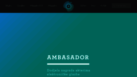 What Ambasador.hr website looked like in 2019 (5 years ago)