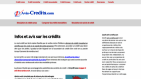 What Avis-credits.com website looked like in 2019 (5 years ago)