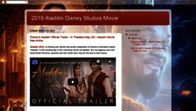 What Aladdin2019movie.blogspot.com website looked like in 2019 (5 years ago)