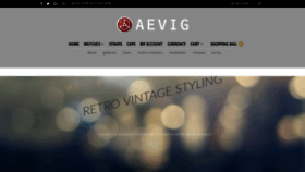 What Aevig.com website looked like in 2019 (5 years ago)